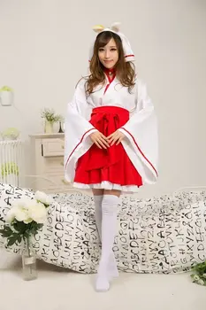 Cosplay Kostum Ženske Anime Fox X Služabnik SS Bela Duha Metulj Cos Atavistic njena otroka Kimono Cos Kostum