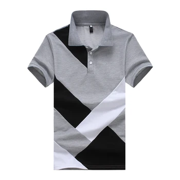 Covrlge 2019 Poletje Novih Moških PoloShirt Moda Priložnostne Bombaž Visoke Kakovosti Kratek Rokav PoloShirts Črno Beli Vrhovi Moški MTP060