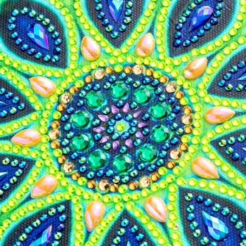 Cvet Diamond Slikarstvo Kompleti za Odrasle 5d Diamanti Umetnosti s Polno Orodja, Pribor Mozaik Mandala Slike DIY Umetnosti Dotz Obrti