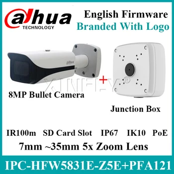 Dahua IPC-HFW5831E-Z5E 8MP WDR Bullet Omrežna Kamera 7mm~35 mm 5x zoom objektiv Z PFA121 Nadgradnjo IPC-HFW5831E-BENEDIKT IPC-HFW4831E-BENEDIKT 35898