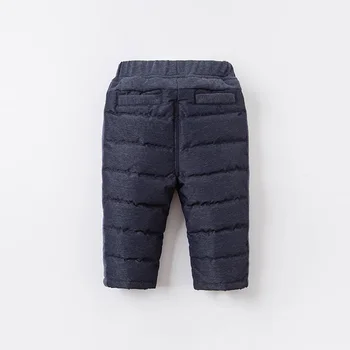 DB15601 dave bella pozimi baby fantje dol hlače dojenček modno črtasto žepi oblazinjeni hlače otroke visoke kakovosti dol hlače