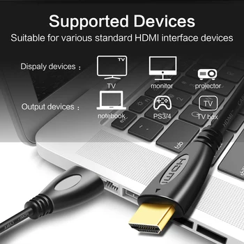 DeepFox High Speed HDMI cable video kabli 1.4 1080P Pomlad Kabel Za HDTV, XBOX, PS3