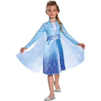 Dekleta Elsa Dress Snow Queen 2 Halloween Carnival Princesa Kostum Za Otroka Elza Anna Obleko Gor Fantasia Infantil Fancy Stranka Obleko