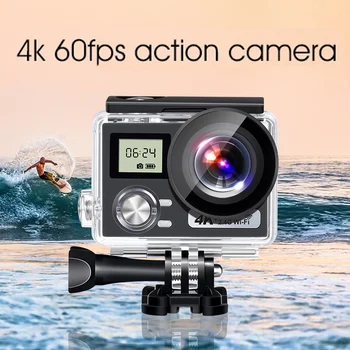 Delovanje Fotoaparata 4K HD Anti-Shake 30 M pod vodo Neprepusten za Ultra-Tanek WiFi Kamera z dodatno Opremo Fotoaparata Kit