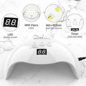 DIOZO SONCE X9plus 48W LED Lučka za Nohte za Lase Manikura Zdravljenju Svetilko Z 30s 60s 99s Časovnik Z Anti-UV Rokavice Darilo