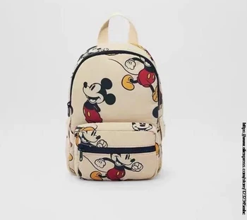 Disney Mickey Mouse Vroče 3D otrok šolska torba nepremočljiva šolsko Fantje in dekleta Lep otroški Cartoon Nahrbtnik