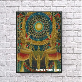 Diy 5d Diamond Slikarstvo Kolo Sreče/Tarot Art/Boginja Umetnosti kvadratnih/Krog Diamond Mozaik Sliko Stitch Vzorec Vezenje