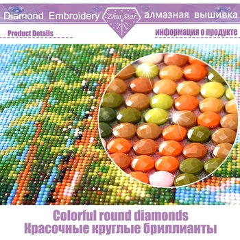 DIY Diamond vezenje Vere Rose Križ diamond slikarstvo Navzkrižno Šiv Nosorogovo mozaik Needlework doma dekoracijo darilo NMX
