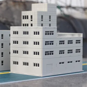 DIY Ho N Obsega Moderno Arhitekturo Modela Pesek Tabela Plastičnih Skupščine Model Gradnjo Kompleti Vlak Model N Lestvici 4408