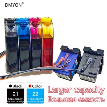 DMYON 21 22 CISS Bulk Ink Združljiv za Hp 21 22 za F2180 F2200 F2280 F4180 F300 F380 380 D2300 D2345 Tiskalnik Črnila Kartuše