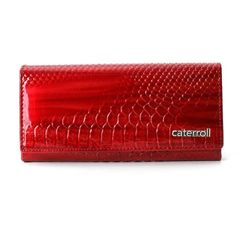 Dolgo denarnica ženska pravega usnja ženske denarnice rdeče ženske kovanec torbice luksuzne blagovne znamke ženski vreča denarja 5274