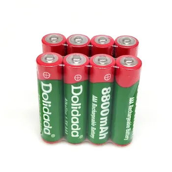 Dolidada Novo baterijo AAA 1,5 V 8800mAh akumulatorska baterija za Daljinski upravljalnik Igrača lahka Baterija+1pcs 4-celično baterijo polnilnik