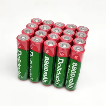Dolidada Novo baterijo AAA 1,5 V 8800mAh akumulatorska baterija za Daljinski upravljalnik Igrača lahka Baterija+1pcs 4-celično baterijo polnilnik