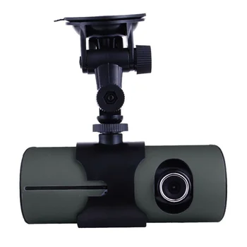 Dvojno Objektiv Avto DVR G-Senzor Kamere X3000 R300 1080P HD Dashcam 2,7-palčni Dash Cam Video Snemalnik Wth GPS Avto Varnostne Kamere
