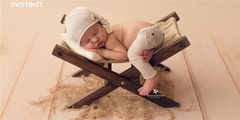Dvotinst Newborn Baby Fotografija Rekviziti Mini Predstavljajo Retro Jaslice Floding Mini Posteljo Studio Pribor Posname Fotografijo Dojenčka Rekviziti