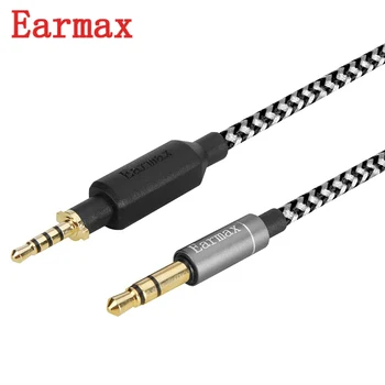 Earmax Slušalke Nadgradnjo Kabel 3,5 mm Do 2,5 mm Slušalke Žične 6N Oxygen Free Bakreni Zamenljive Za JBL J55/J55A/J88/J88A 1,2 m