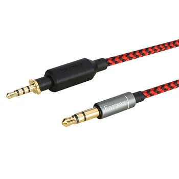 Earmax Slušalke Nadgradnjo Kabel 3,5 mm Do 2,5 mm Slušalke Žične 6N Oxygen Free Bakreni Zamenljive Za JBL J55/J55A/J88/J88A 1,2 m