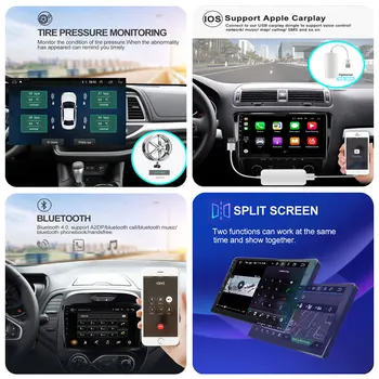 EKIY 2.5 D IPS Android 9.0 Avto Večpredstavnostnih Za Jeep Compass Patriot 2010-Auto Radio Stereo GPS Navi Video Predvajalnik 4G Wifi, BT