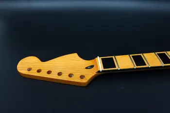 Električna Kitara Vratu 22 skrbi za 25,5 Palčni letnik javor Fretboard kitara deli Rumene vratu kitare