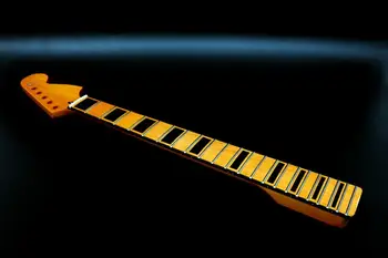 Električna Kitara Vratu 22 skrbi za 25,5 Palčni letnik javor Fretboard kitara deli Rumene vratu kitare