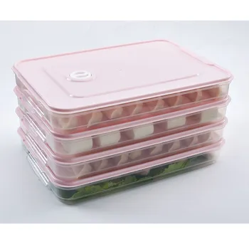 Enoslojni Hladilnik Hrane Cmoki So Nepredušno Zaprte Za Shranjevanje Posode Plastične Box Organizator Zrna Fižola Škatle Primeru