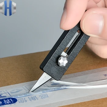 EOS Mini Snemljiv Nož Prenosni Rezanje Papirja Lahko Prenese Varnostno Preverjanje Nož Urad Žepni Nož