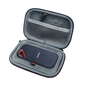 EVA Zaščitna torbica za Sandisk Extreme Prenosni/Extreme PRO SSD Mehko Notranje Nosilno Vrečko za Shranjevanje 687