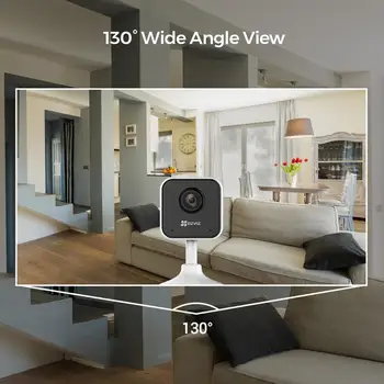 EZVIZ Varnostna Kamera 720p 1080p Zaprtih WiFi Smart Home Zaznavanje Gibanja Two-Way Audio 40ft Night Vision 2,4 GHz C1HC 17863