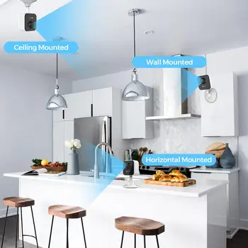 EZVIZ Varnostna Kamera 720p 1080p Zaprtih WiFi Smart Home Zaznavanje Gibanja Two-Way Audio 40ft Night Vision 2,4 GHz C1HC