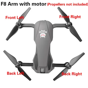 F8 Motornih Brnenje Pribor za Motorna Brnenje Roko Za F8 RC Brnenje Quadcopter Rezervni Motor Brnenje Roko