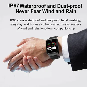 F9 Srčnega utripa Smartwatch Fitnes Dejavnosti Tracker Krvni Tlak IP67 Nepremočljiva Barvni Zaslon Watchband Pametno Gledati