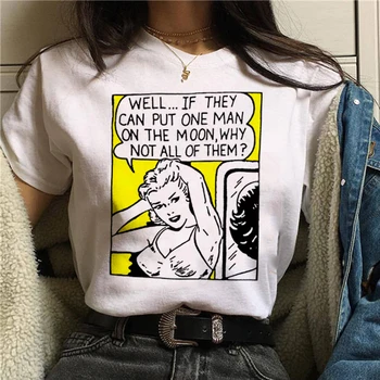 Feminists Harajuku Majica s kratkimi rokavi Ženske Feminizma GRL PWR Ullzang T-shirt ženska Moč 90. letih Grafični Tshirt Grunge Estetske Vrh Tees Ženski