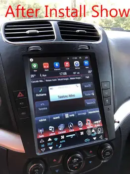 Fiat Freemont Dodge Journey avtoradiu Z GPS Navigacijo Večpredstavnostna WIFI, Predvajalnik Tesla Android 9.0 Avto Multimedijski Predvajalnik