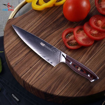 FINDKING 8 inch Pro G10 Ročaj Damask Nož pero vzorec 67 Plasti nerjavnega Jekla Kuhinje Kuhar Nož Gyuto