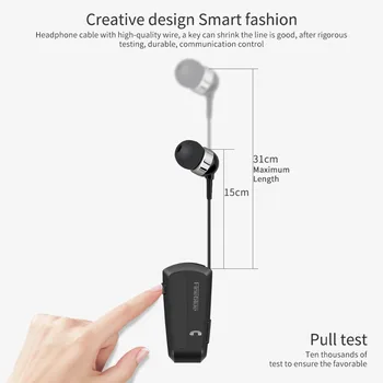 Fineblue F990 Brezžične Bluetooth slušalke vratu posnetek na teleskopsko vrsto poslovnih Šport stereo glavo telefoni Vibracije Obrabe najnovejši 7715