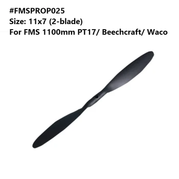 FMS 1100 mm 1.1 m PT17 Beechcraft Waco Propeler 11x7 9 inch 2 rezilo FMSPROP025 RC Letalo Letalo Model Hobi Letalo Rezervni Deli 7929