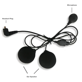 Freedconn Pribor T-MAX Motocikel Bluetooth Slušalke Majhen Mikrofon Zvočnik MIKROFON+ Spona Clip Nastavek Za Integralna Čelada