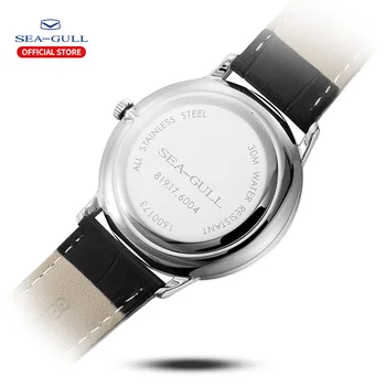 Galeb Moške mehanska ura ultra-tanek poslovnih preprosta ročna mehanska ura nepremočljiva safir watch 819.17.6004