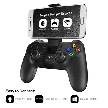 GameSir T1s Bluetooth 4.0 in 2,4 GHz Brezžični Gamepad Mobilne Krmilnik za Igre za Android / PC / PS3 / SteamOS PUBG Palčko