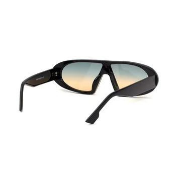 GIFANSEE prevelik sončna očala ženske ovalne letnik oblikovanje blagovne znamke enem kosu ravno-top uv400 luksuznih
