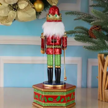 Glasba Božič Škatle Lesene Osebno Kreativna Darila, Ki Nutcracker Dekoracijo Universal Music Box Za Office Home Decors Ornament