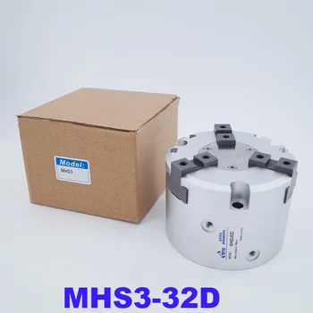 GOGO Visoke kakovosti dvojno, ki deluje pnevmatsko gripper MHS3-32D SMC vrsta Vzporednih Slog Zraka Gripper 3-Prst Tip