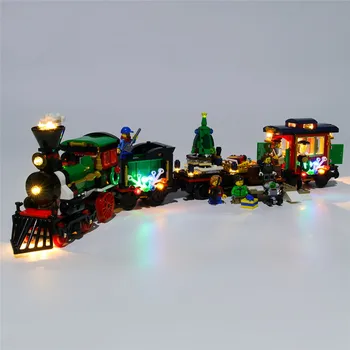 Gradniki Razsvetljavo LED Komplet za Ustvarjalca Serije Zimske Počitnice Vlak 10254 (Samo LED Luči, Ne Blok Kit)
