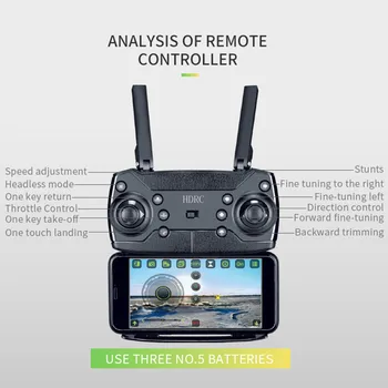 H13 RC Brnenje 4K HD Kamera Strokovne Posadke, ki Quadcopter otroška Igrača WiFi FPV v Realnem Času, Prenos