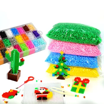 Hama biseri 5 mm 8000Pcs 57colors pyssla Železa Kroglice za Otroke Hama Kroglicami 3d sestavljanke, ustvarjalne igrače, Ročno izdelane igrače Darilo
