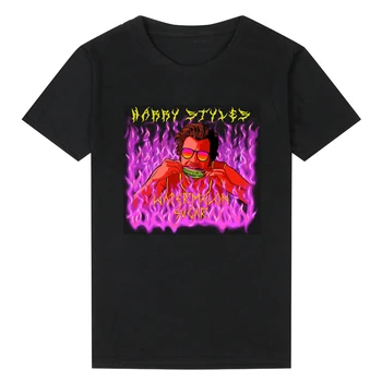 Harry Styles Merch Barvi Tiskanja Ženske Plus Velikost majice Lubenica Sladkor Letnik Vrhovi Gothic T Shirt 90. letih Grunge Estetske Vrh