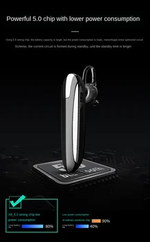 HBQ Bluetooth Slušalka Bluetooth 5.0 Slušalka za Prostoročno uporabo Slušalke Mini Brezžične Slušalke slušalke Slušalka Za iPhone xiaomi