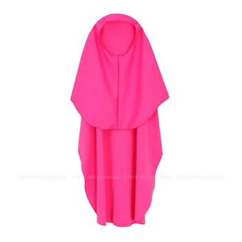 Hidžab Obleko za Dekle, Tradicionalna Muslimanska Molitev tam kaftan Islamska Oblačila Otroci Abaya Ženske Turčija Indija arabski Otroci Šal Kape