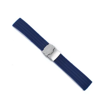 Hitro Sprostitev Zatiči Silikonski Watch Trak 18 mm 20 mm 22 mm 24 mm Watch Band Zamenjava Watchbands Pnevmatike Gume Zapestja