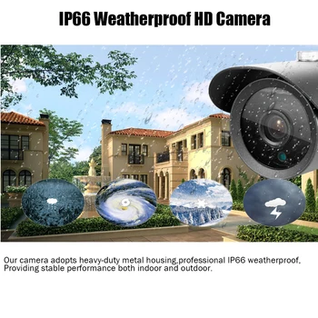 HKIXDISTE Vroče HD 4MP IMX322 AHD Sistem CCTV AHD Kamere zaprtih prostorih/na Prostem Nepremočljiva Majhnih Kovinskih Bullet Varnostno nadzorna Kamera